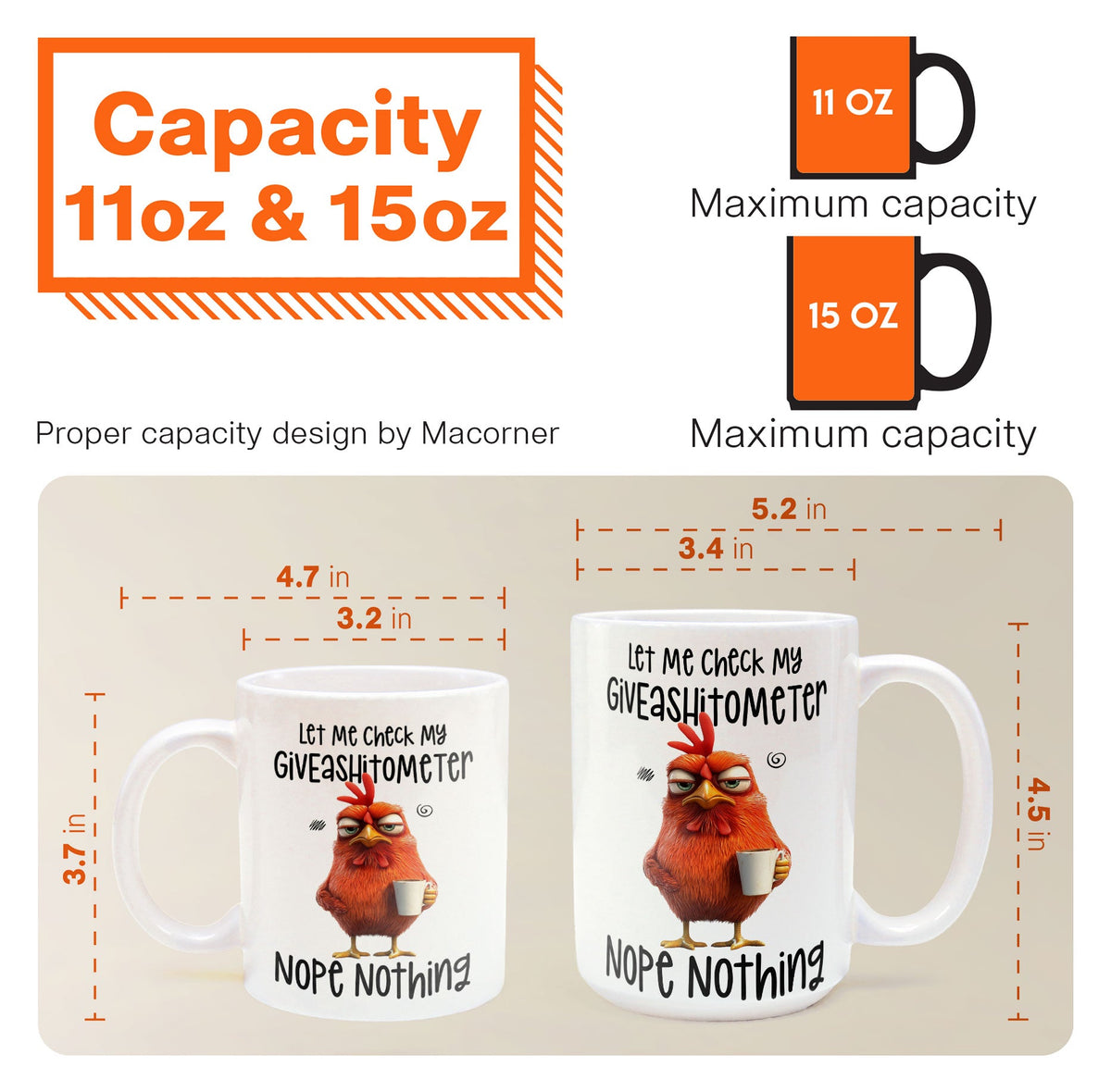 Let Me Check My Giveash*tometer Nope Nothing - Personalized Funny Mug - Gift For Coworkers, Friends, Family