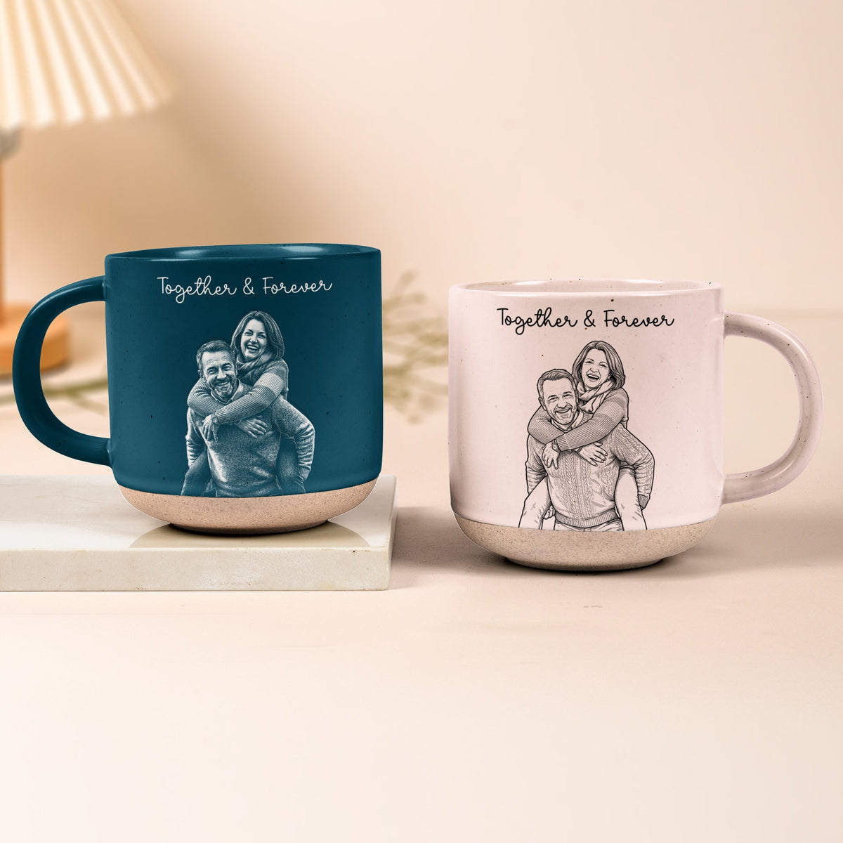 Custom-Couple-Sketch-Line-Art-Anniversary-Gift-Personalized-Mug-2