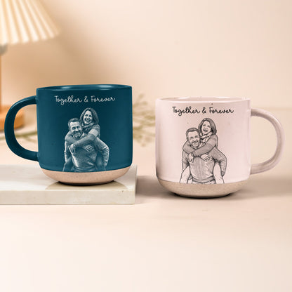 Custom-Couple-Sketch-Line-Art-Anniversary-Gift-Personalized-Mug-2
