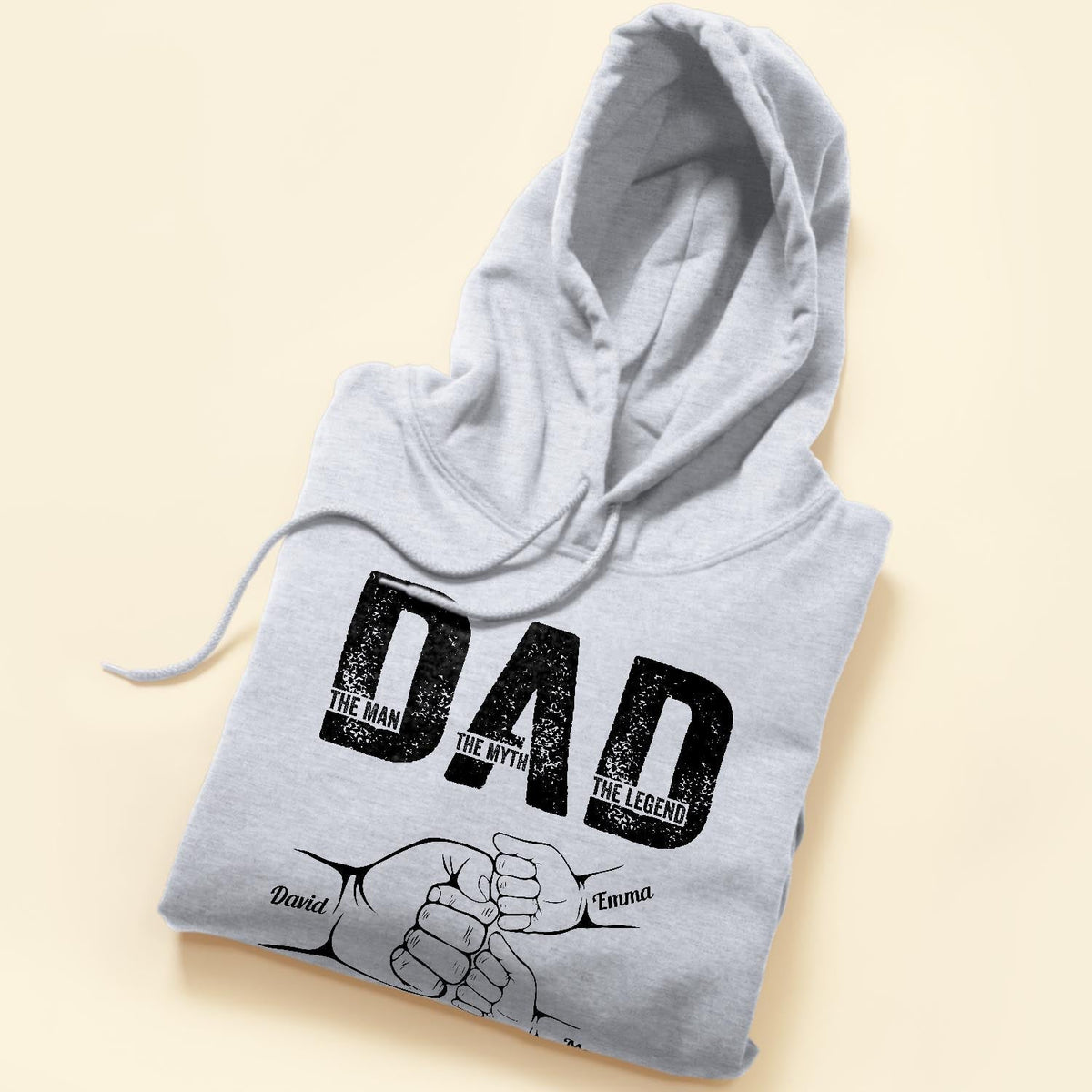 Dad The Man The Myth The Legend - Personalized Shirt With Kids' Names - Gift For Dad On Father's Day