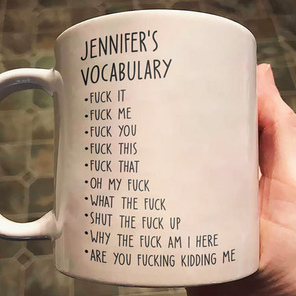 Funny Custom Job Title Mug - Personalized Coffee Mug - Fun Gift For Coworker, Friends, Boss, Nurse