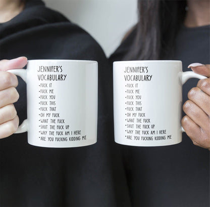 Funny Custom Job Title Mug - Personalized Coffee Mug - Fun Gift For Coworker, Friends, Boss, Nurse