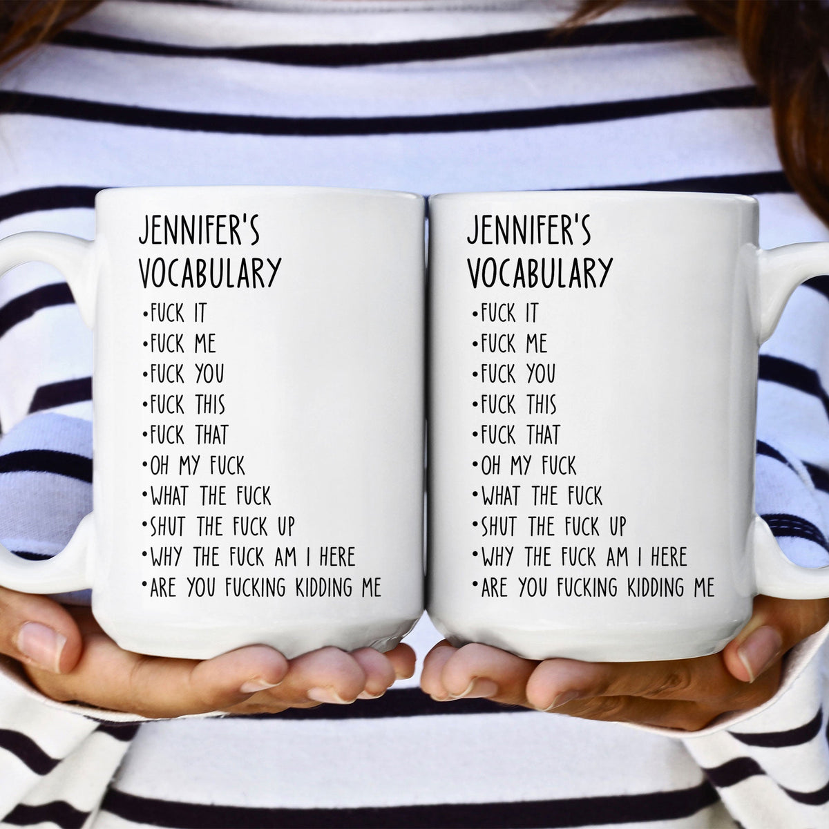 Funny Custom Job Title Mug - Personalized Coffee Mug - Fun Gift For Coworker, Friends, Boss, Nurse