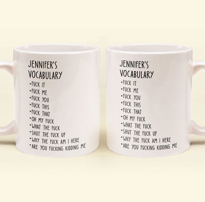 Funny Custom Job Title Mug - Personalized Coffee Mug - Fun Gift For Coworker, Friends, Boss, Nurse