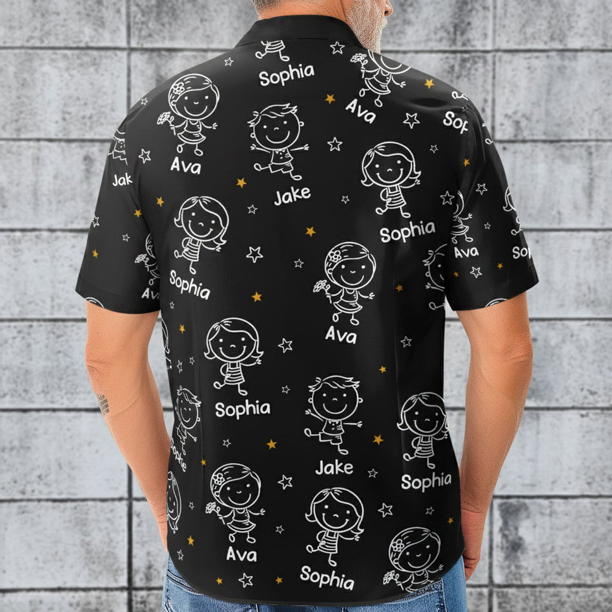 This Grandpa Belongs To Doodle - Personalized Hawaiian Shirt - Gift For Grandpa, Papa From Grandkids