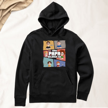 This Grandpa Belongs To - Personalized Shirt - Gift For Grandpa, Papa From Grandkids