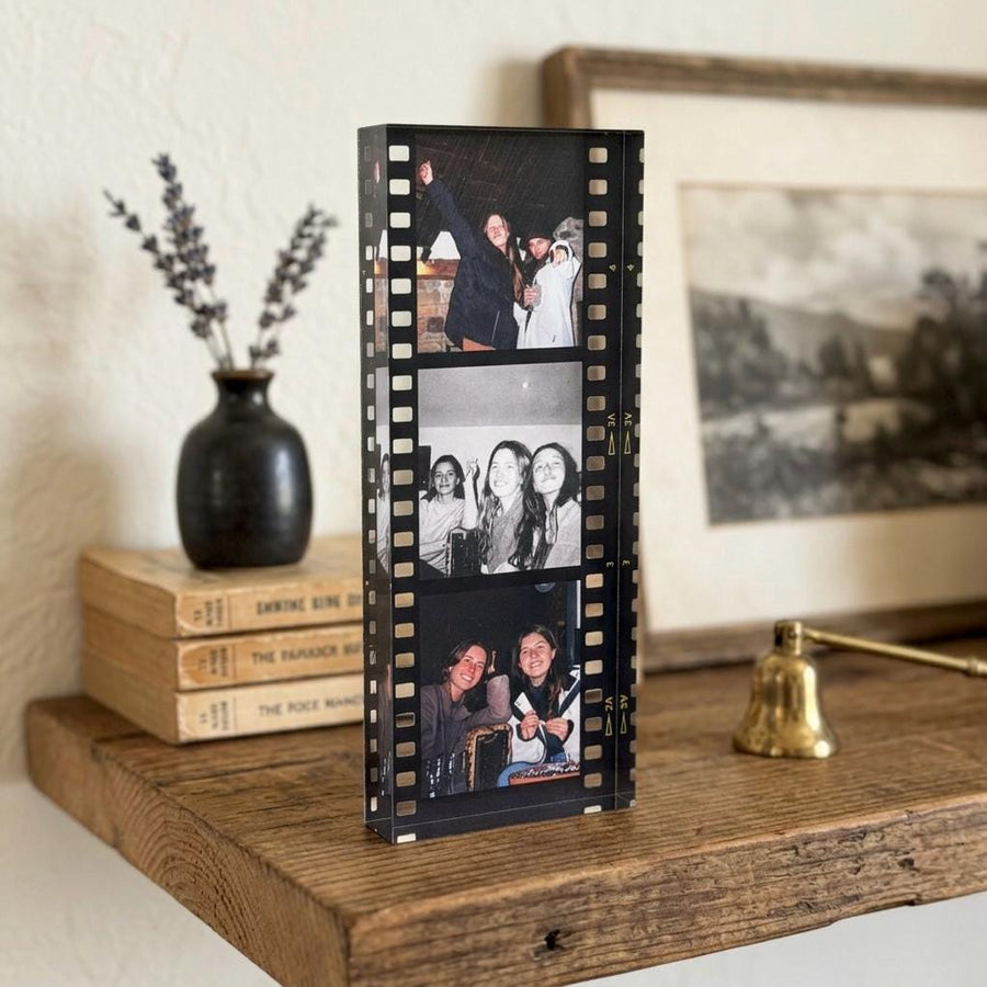 Film Roll Acrylic Photo Block - Personalized Friendship Photo Keepsake - Gift For Best Friends