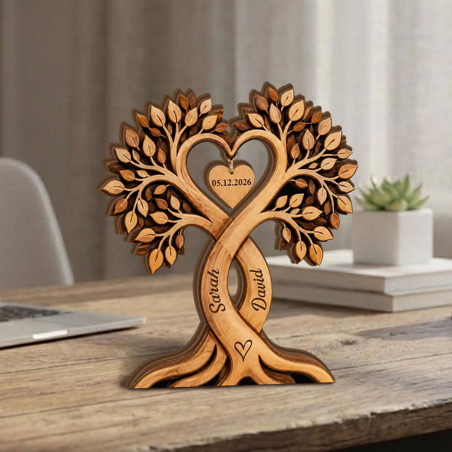 personalized couple sign
anniversary wood gift
wedding anniversary gift
engraved wooden plaque
heart tree décor
rustic wedding gift
couple keepsake
personalized wood block
custom couple décor
farmhouse anniversary gift