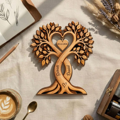 personalized couple sign
anniversary wood gift
wedding anniversary gift
engraved wooden plaque
heart tree décor
rustic wedding gift
couple keepsake
personalized wood block
custom couple décor
farmhouse anniversary gift