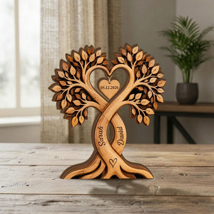 personalized couple sign
anniversary wood gift
wedding anniversary gift
engraved wooden plaque
heart tree décor
rustic wedding gift
couple keepsake
personalized wood block
custom couple décor
farmhouse anniversary gift