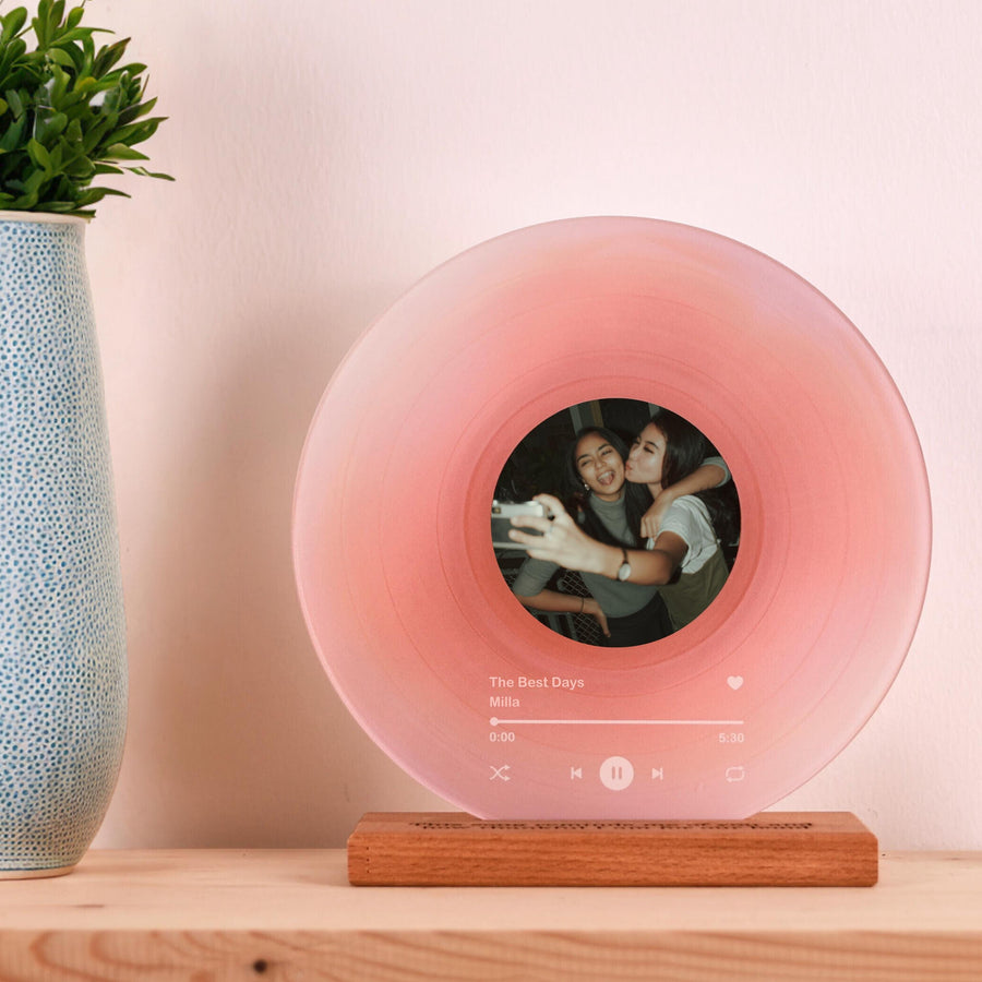 Personalized Vinyl Record with Photo - Acrylic Song Plaque - Anniversary Gift for Friends - Birthday Gift for Her Him - Christmas Gifts,Personalized Vinyl Record with Photo - Acrylic Song Plaque - Anniversary Gift for Friends - Birthday Gift for Her Him - Valentines Day Gifts