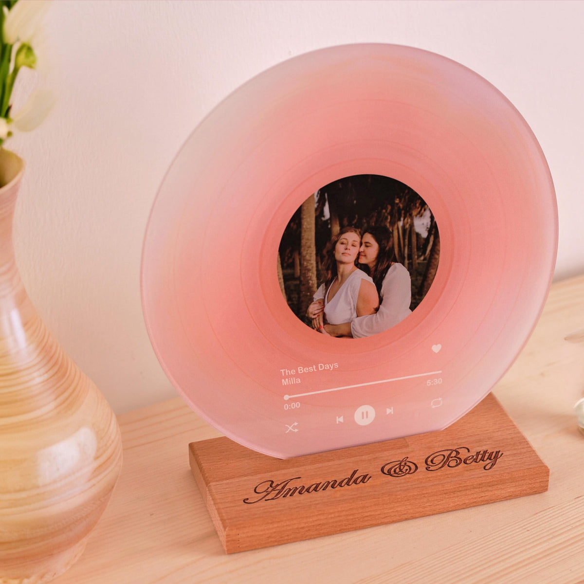 Personalized Vinyl Record with Photo - Acrylic Song Plaque - Anniversary Gift for Friends - Birthday Gift for Her Him - Christmas Gifts,Personalized Vinyl Record with Photo - Acrylic Song Plaque - Anniversary Gift for Friends - Birthday Gift for Her Him - Valentines Day Gifts